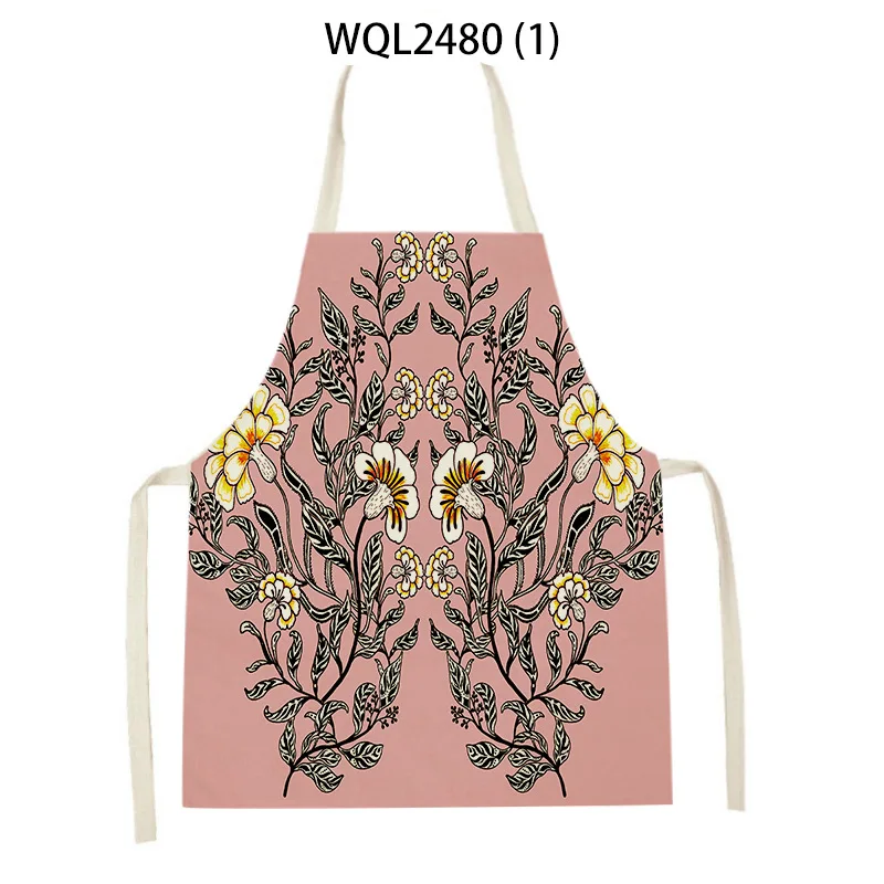 Kitchen Aprons for Women Linen Bibs Household Cleaning Apron Home Waterproof Chefs Cooking Baking Apron for Child