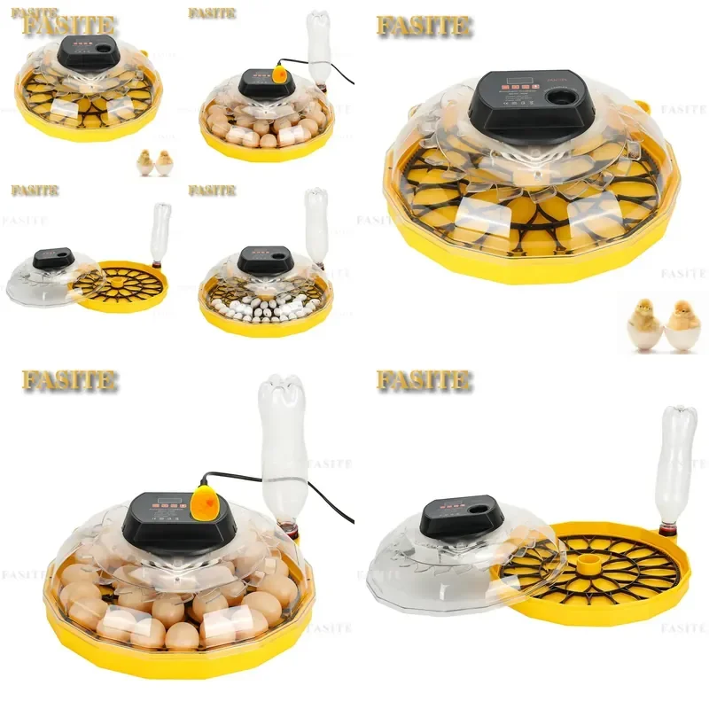 For 26 Egg Incubator Automatic Chicken Hatching Machine Intelligent Small Household Poultry Brooder Farm Equipment Wholesale