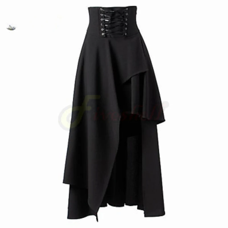 

Halloween Role-playing Medieval Gothic Steampunk Renaissance Retro Irregular Pirate Role-playing Costumes Victorian Skirts