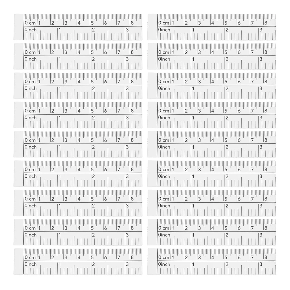 

100Pcs Dual Sided Paper Measuring Tape 15M Disposable Body Measurement Ruler for Tailor Craft Home Use Measuring Ruler Tapes