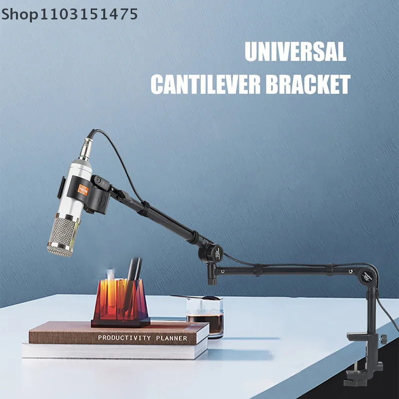 Microfoonarmstandaard Bureau Verstelbare microfoonhouder voor gaming Podcasting Streaming Opnamemicrofoon Uitgebreide Riser