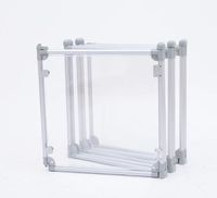 Foldable Transparent Pet Fence Durable Metal Cat Dog Playpen For Home Use And Outdoor Activities