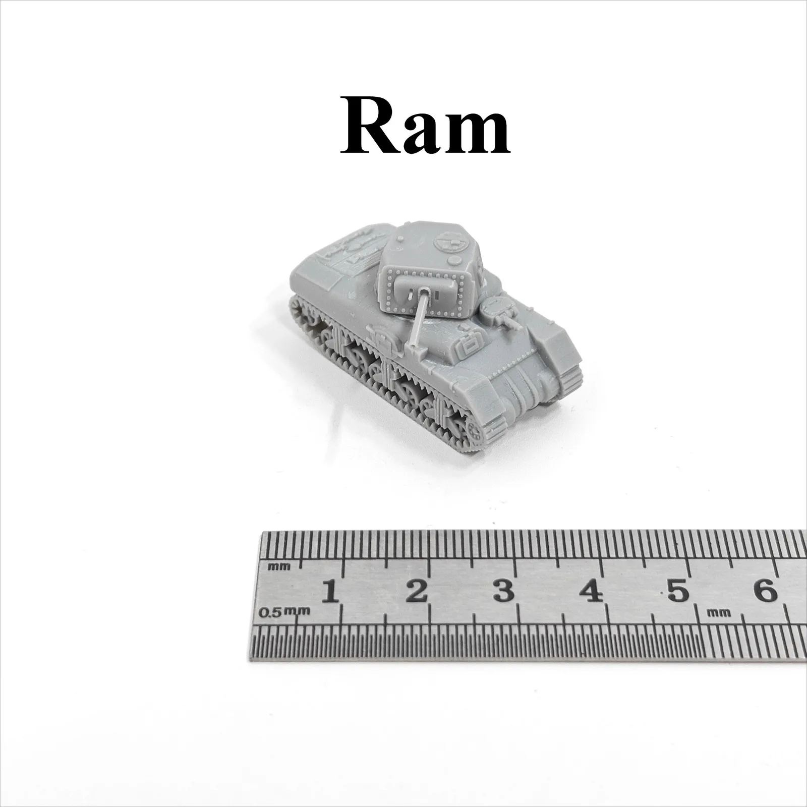 

WWII Canada Ram Tank,3D Printed,1/144 Scale Mini Tank Model,Resin,Paintable