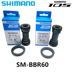 SHIMANO 105 5800 SM-BBR60 Threaded Bottom Bracket Iamok Road Bicycle HOLLOWTECH II 68mm 70mm BB Bike Parts