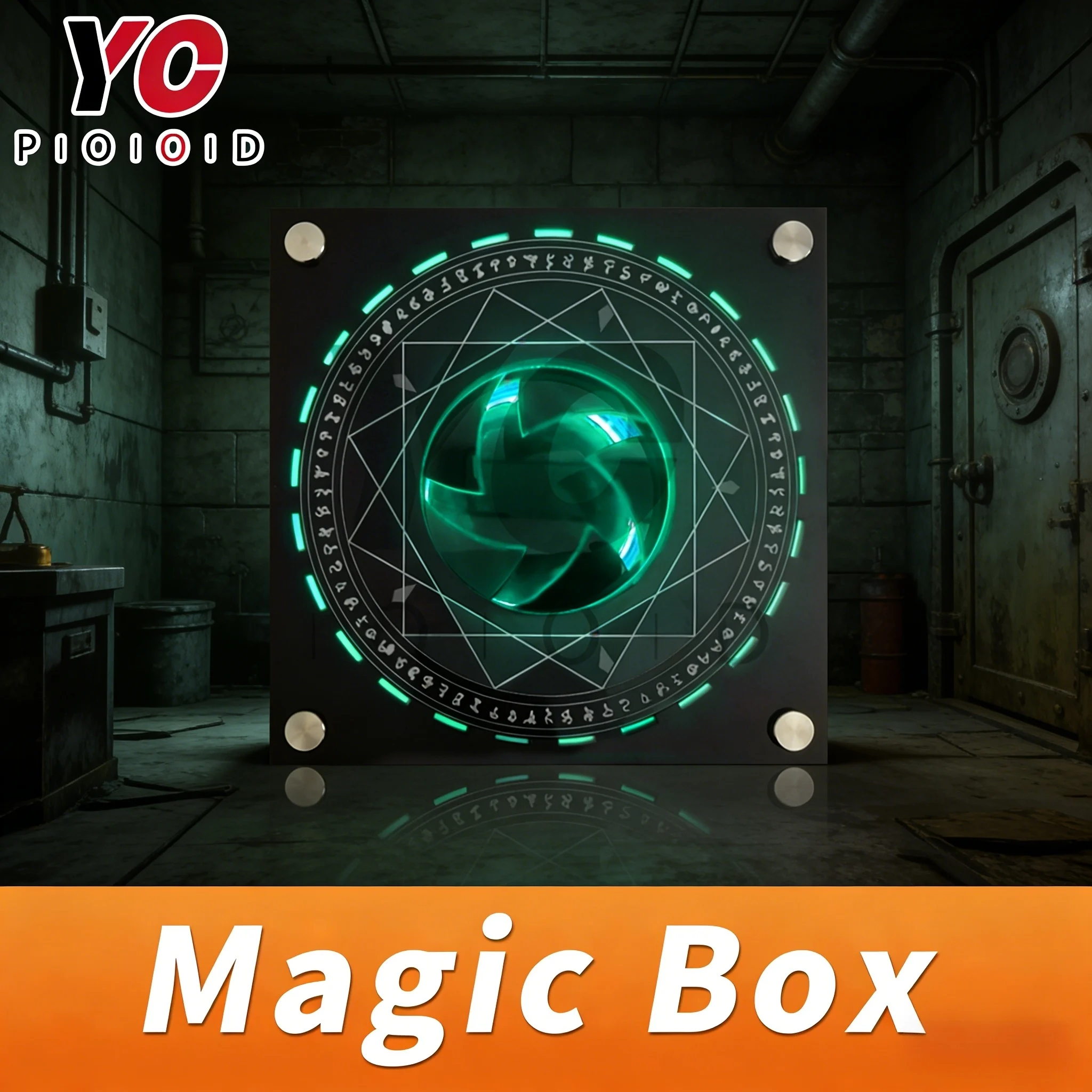 

Escape Room Magic box magic props RFID trigger box open players get clues from box room escape game gadget