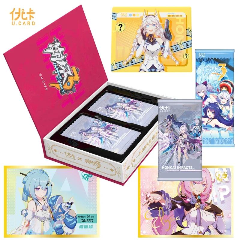 

Honkai Impact 3 Collection Paper Game Cards Anime Character Rare Peripheral Character Collection Children Christmas Gifts Toys