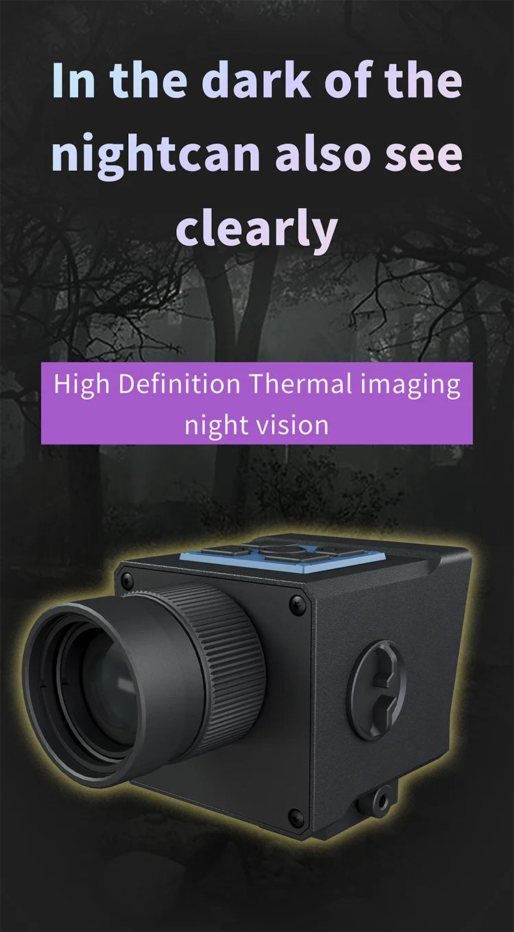 Handheld Thermal Scope With AI-Enhanced Imaging 256*192 Sensor, Hot Spot Tracking