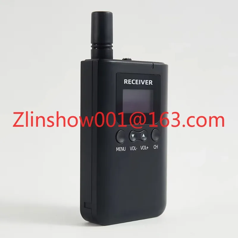 Wireless Tour Guide System 2.4G Long Standby Time 9101R Low Consumption for Interpretation Teaching Conference Tourism Visit
