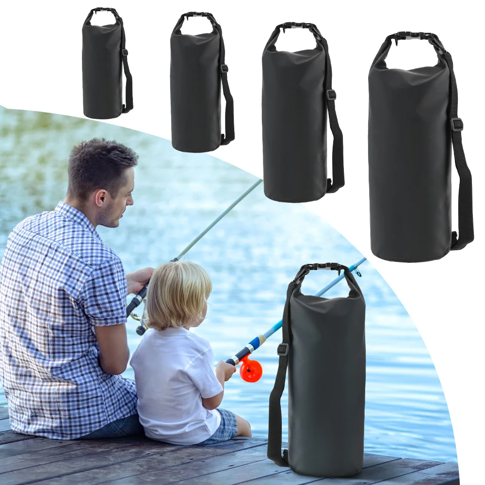 Waterproof Diving, Swimming, Hiking Driving Travel Kits Shoulder Bag Motorcycle Bag 10L 15L 20L 30L Outdoor PVC Dry Sack Bag image 5