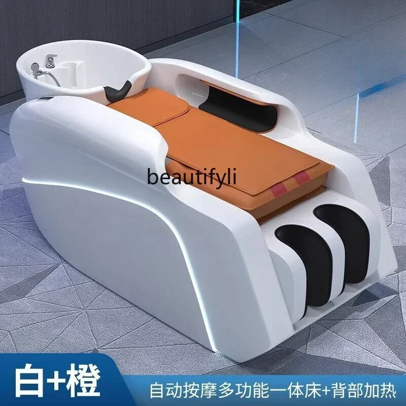 

VAutomatic Intelligent Massage Shampoo Bed Barber Shop Hair Care Lying Completely-Type Electric Bed