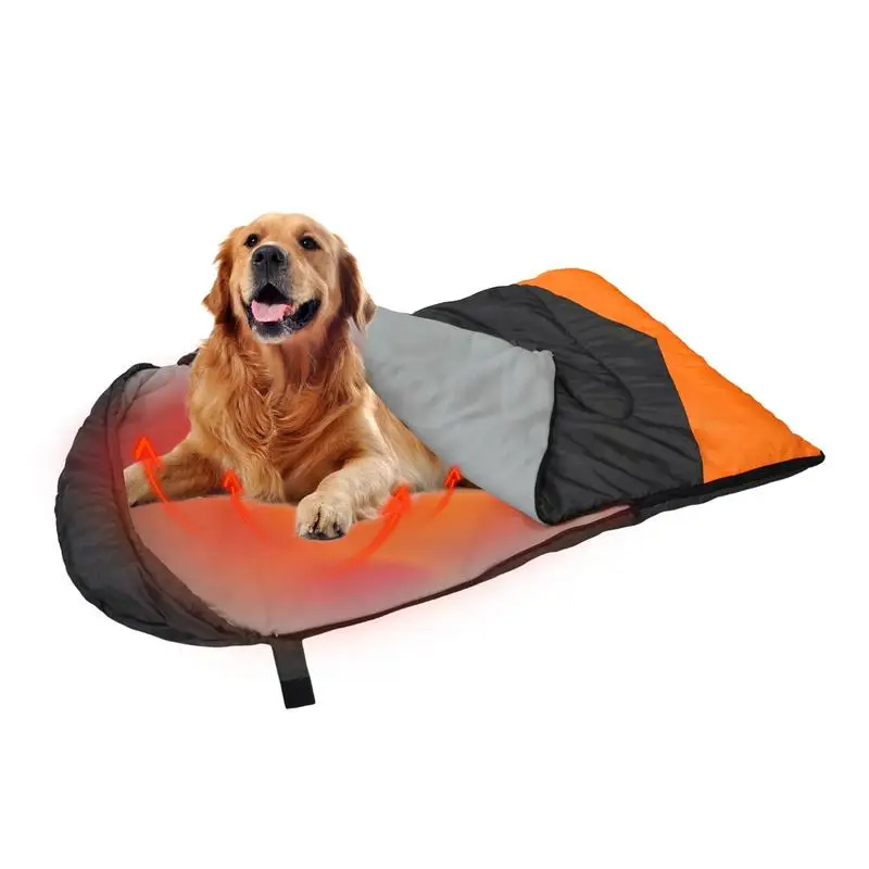 Heat Dog Sleeping Bag Dog Bed Backpacking Gear Heating Cat Warmer Pet Sleeping Bed Portable Electric Heating Pad for Hiking