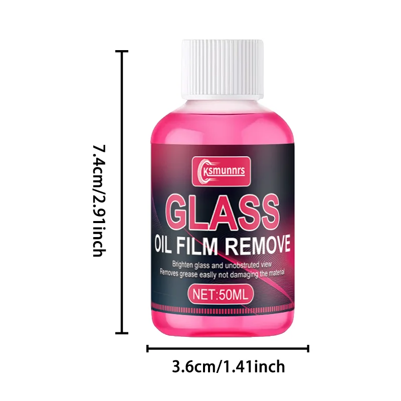 Nano Glass Rain Repellent Spray, powłoka przeciwzmgławiająca do szyb samochodowych, kasków i szkła wewnętrznego (1PC-50ML) — Zdjęcie 2 z 2