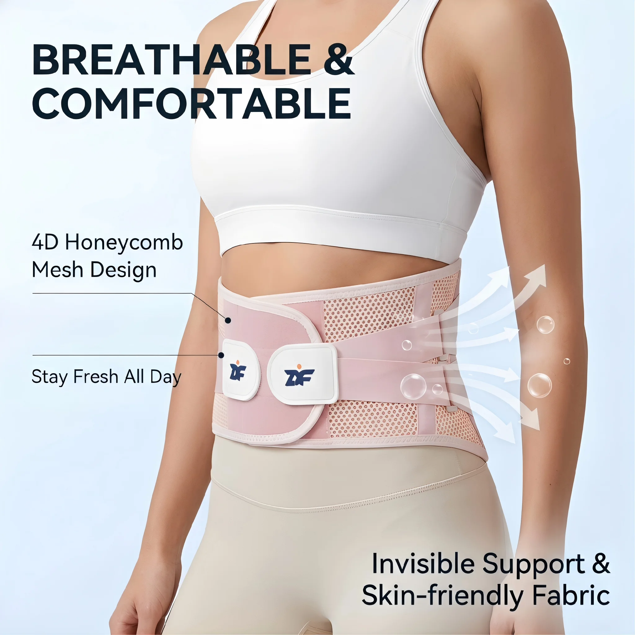Waist Brace/Back Brace Support Belt for Lower Back Pain Relief Adjustable Waist Lumbar Support Sciatica Scoliosis Herniated Disc