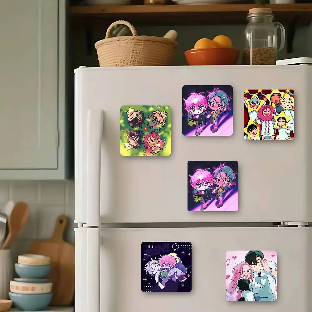 A-Alien Stage Mizi Sua Refrigerator Magnet Creative Kitchen Home Decoration Soft Magnetic Decor Festival Gifts Multi Scene Use