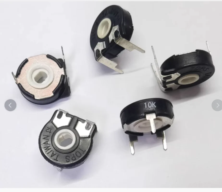 10 pcs per Pack Pt15nv Adjustable Potentiometer Horizontal 1k, 2.5k, 5k, 25k, 10k, 50k, 250k, 470k Brand New