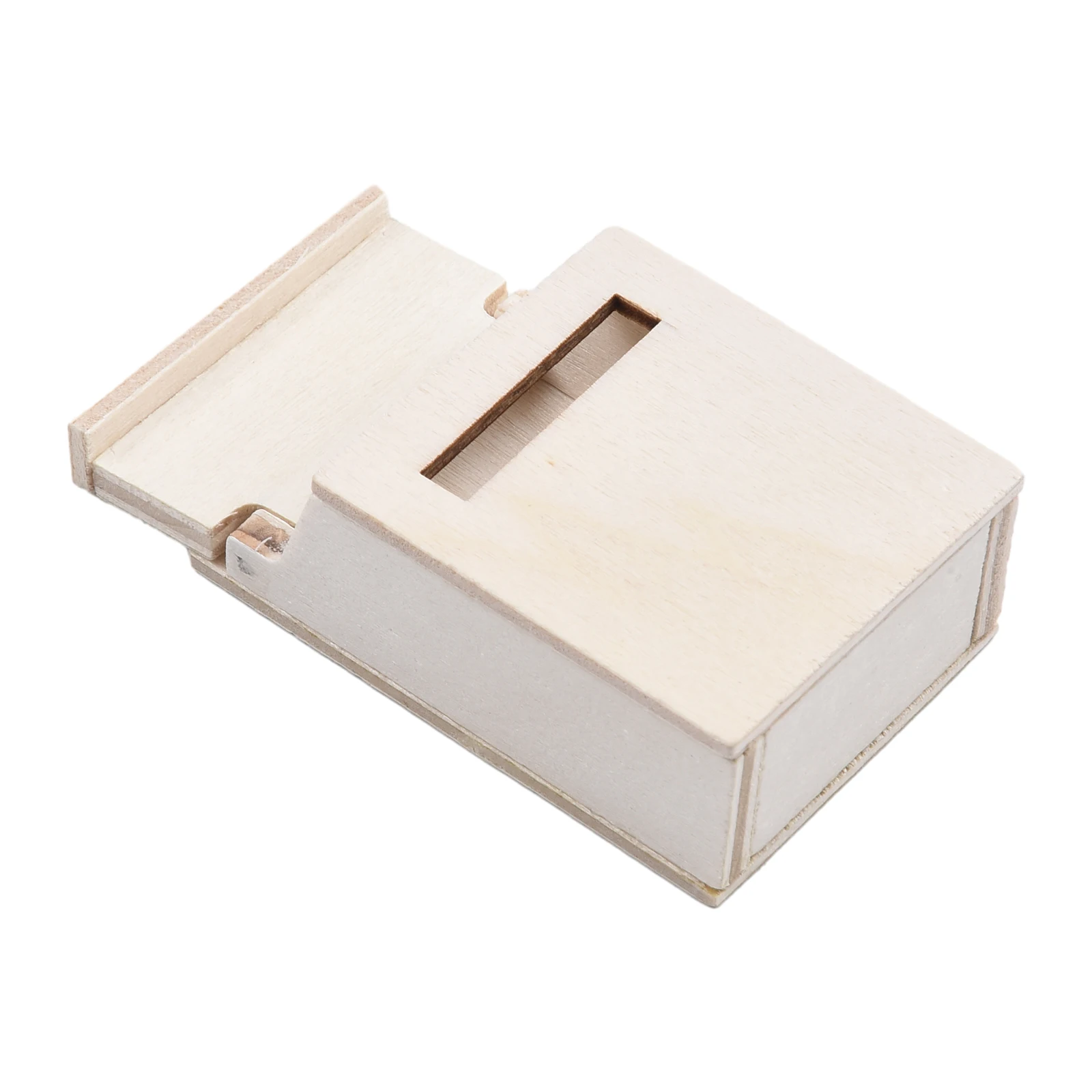 Data Realistic Wooden Construction Blank Mail Box House Miniature Blank Mail Box House Number Of Pieces Part Name