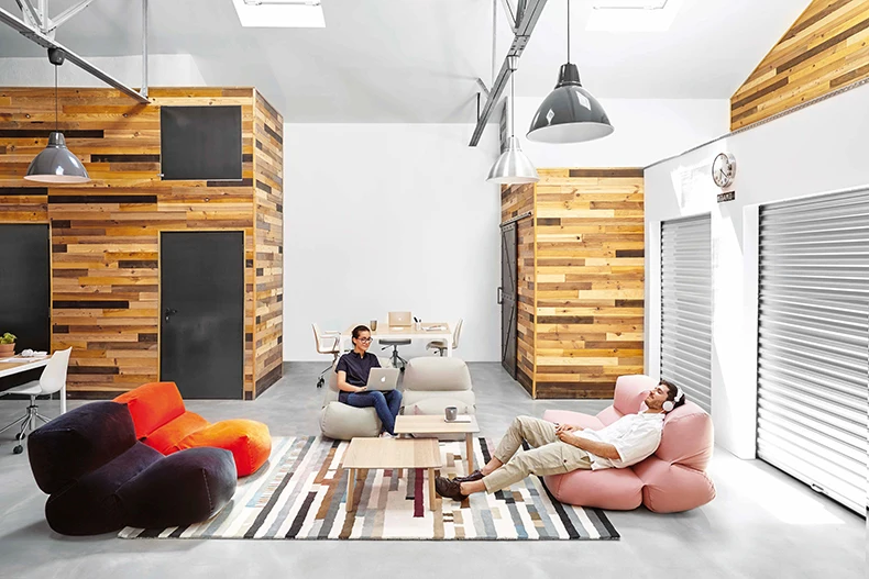 Großer Lounge-Sitzsack, faules Sitzsack-Sofa