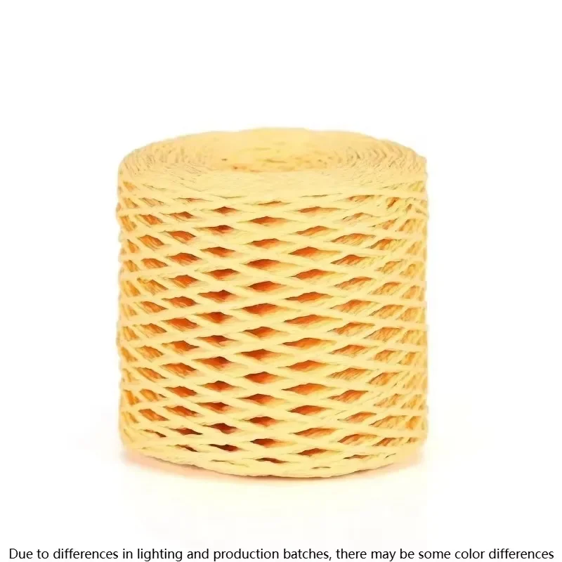 Natural Raffia Straw Yarn for Knitting Crocheting Paper Threads DIY Handmade Summer Sunhat Beach Bag Material