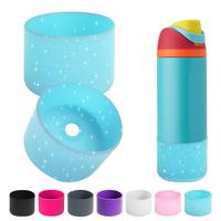 Silicone Water Bottle Boot For Owala 24oz 32oz Anti-Slip Protective Sleeve Boot Silicone Cup Cover Sports Water Bottle Accessory