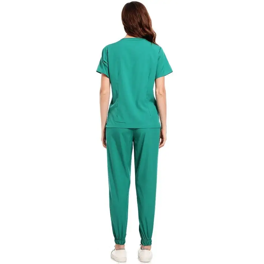 Ensemble de blouses clinique multicolores, vêtements de travail de laboratoire d'esthéticienne, uniformes d'infirmière médicale de poche, vêtements de travail vétérinaires, vente en gros