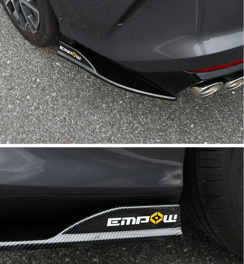 For Trumpchi GAC Empow 2022 2023 Exterior Accessories Lower Protection Angle Of Rear Car Corner Protector 2PCS