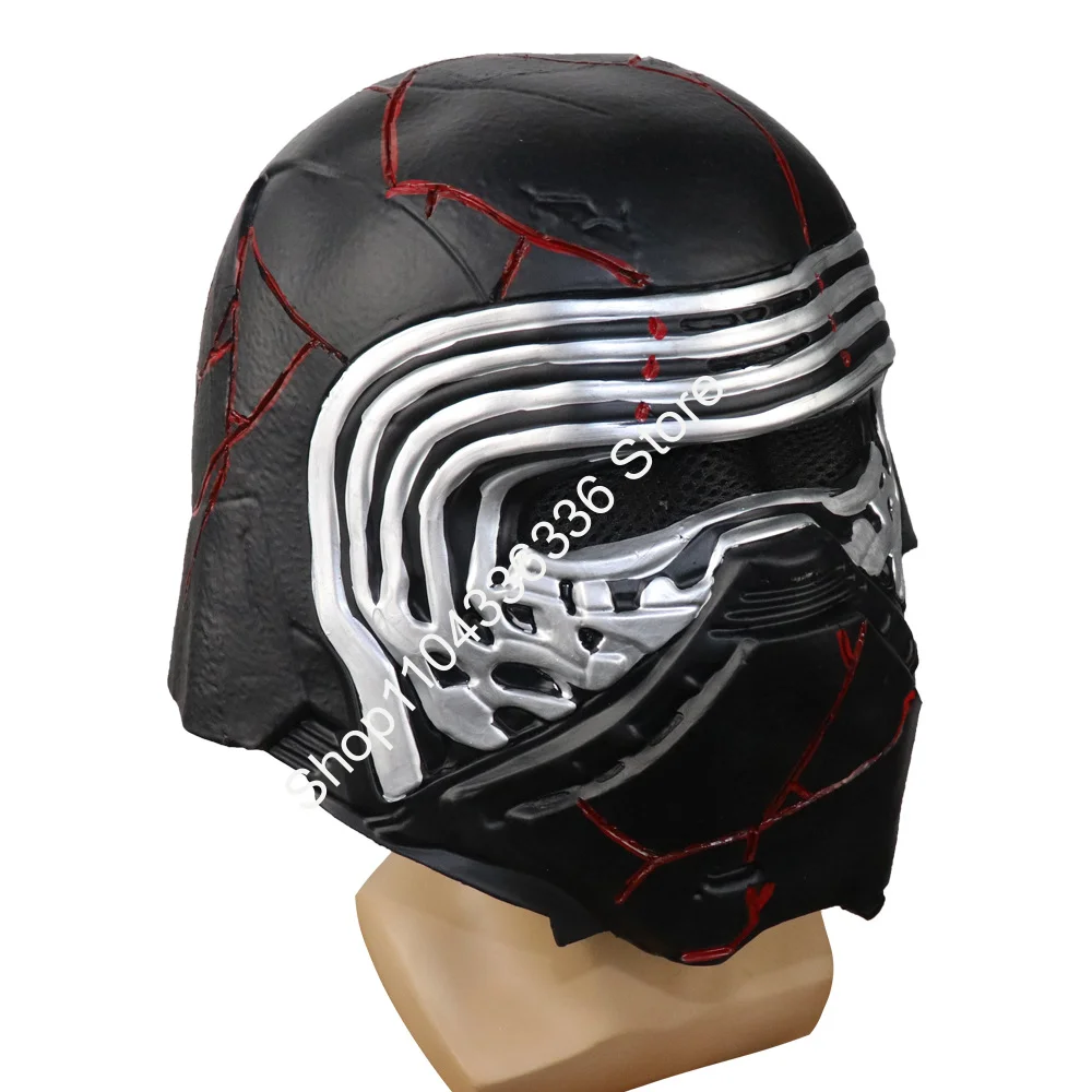 SW 제다이 기사단 카일로 렌 코스프레 의상 헬멧 마스크 포함 할로윈 가면 무도회 의상 남녀 공용 카니발 파티 의상