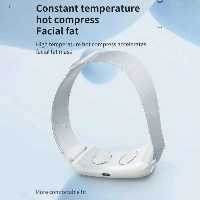 Microcurrent Face Shaping Instrument Facial Lifting Device Face Slimming Vibration Tool V-shaped Cheek Double Chin Face Massager