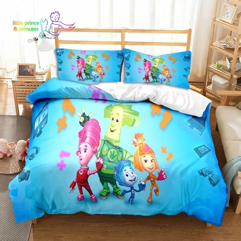 Cartoon The Fixies Bedding Set Single Twin Full Queen King Size Bed Set Adult Kid Bedroom 3D Print Bedding Gift