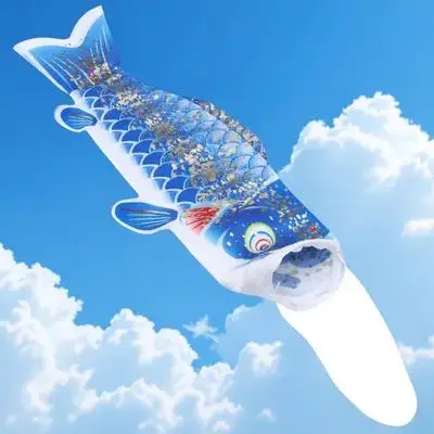 Japanese Style Carp Flag Delicate Fish Banner for Garden Lawn Restaurant Festival Hanging Decor Home Ornament Carp Pendant