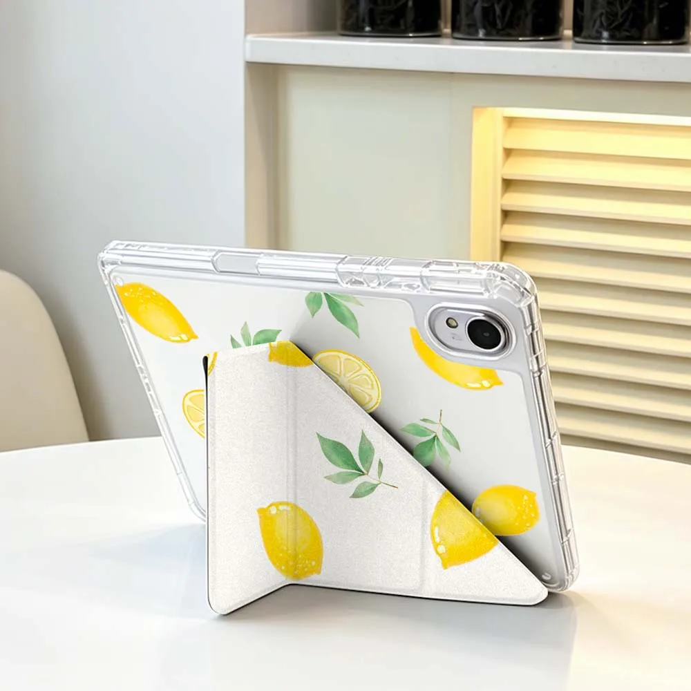 Fresh Fruit Leaf Pattern For Huawei Honor Matepad Pad X10 X9 GT Pro V9 9 Air SE 12X 11.5 11 13.2 11.5s inch Foldable Tablet Case