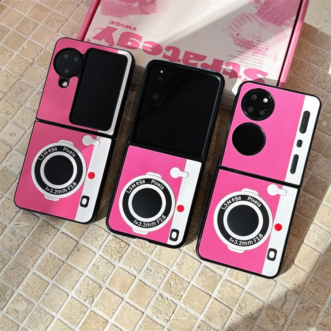 

Luxury Retro 3D camera leather Phone Case For For Motorola Razr60 Ultra Razr 60 50 Ultra Moto Razr 2025 Protection Cover
