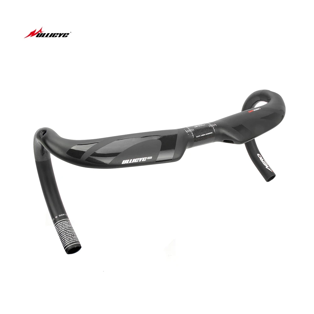 

Ullicyc Road Bike Full Carbon Fibre Black Handlebar Carbon Bicycle Handlebar 31.8*400/420/440mm Bike Parts WB718