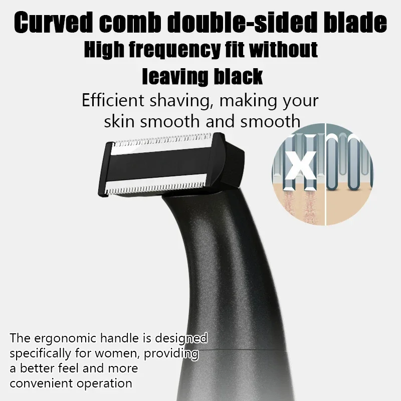 Intimate Areas Haircut Precision Shaver Men Bikini Line Sensitive Razor Balls Eggs Pubic Hair Shaving Trimmer Face Beard Clipper image 4