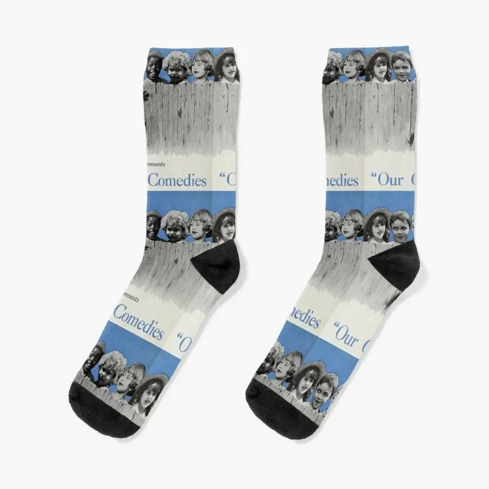 

Our Gang Little Rascals 1920's silent movie era Socks New year's winter Boy Socks Women's