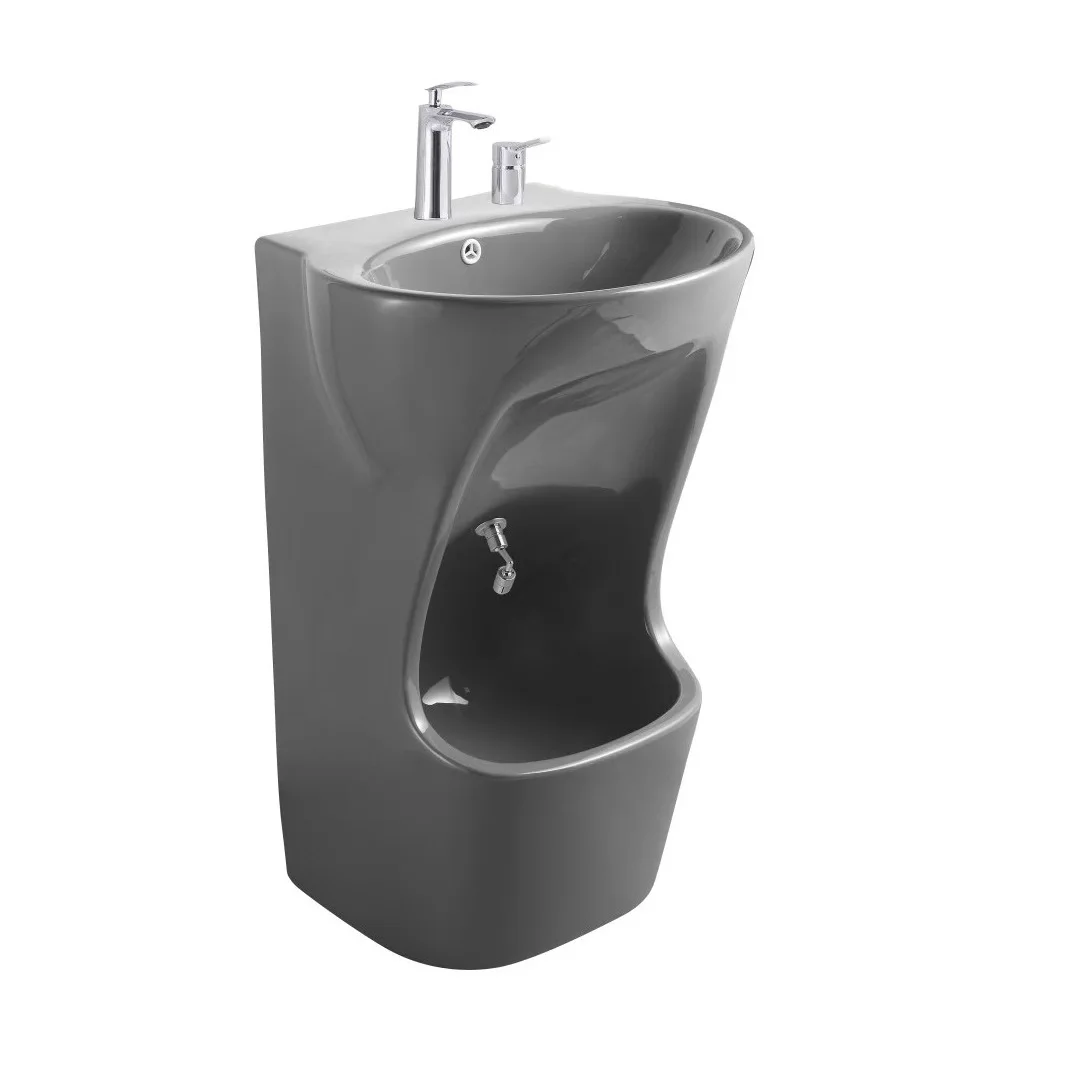 HONGDEC Two-in-One Ceramic Basin More Practical Handwashing Wash Feet Ceramic Basin