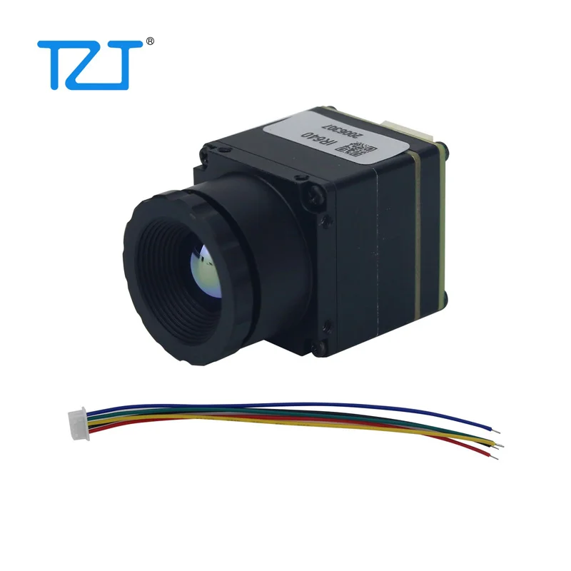 TZT Mini Infrared Thermal Imager 640x512 9.1MM Lens FPV Thermal Camera for UAV RC Drones (CVBS Port)/(CVBS+UVC/USB Port)
