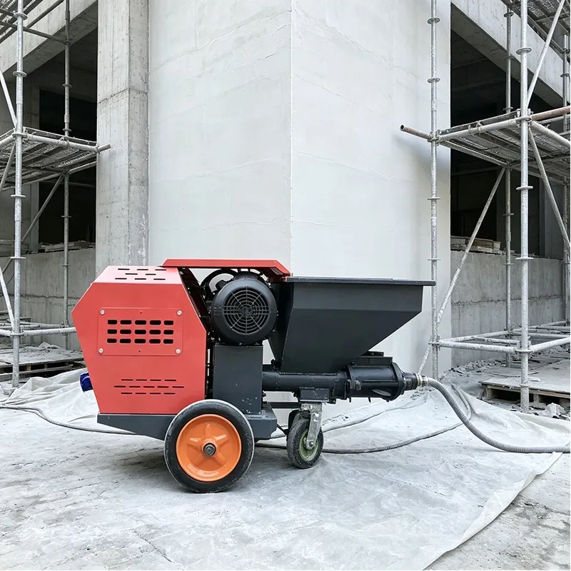 Automatic Cement Mortar Sprayer Machine with High Efficiency Pump for Smooth Wall Plastering Construction Application