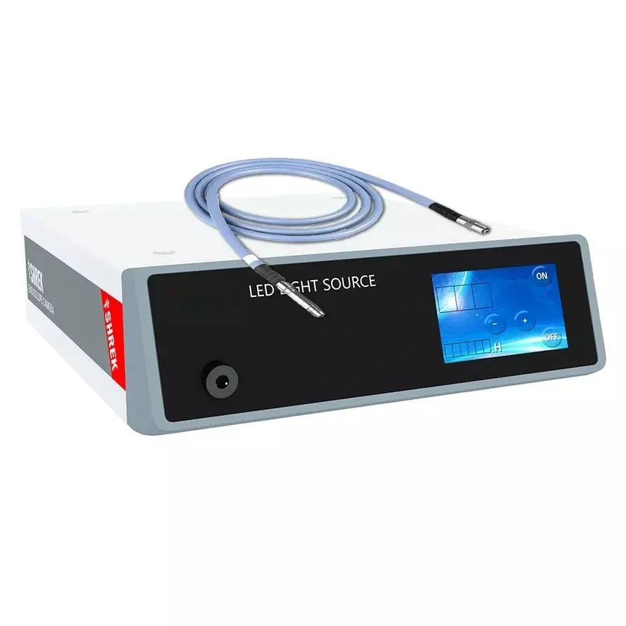 High Brightness 100W Hysteroscope LED Cold Light Source with Endoscope  Price