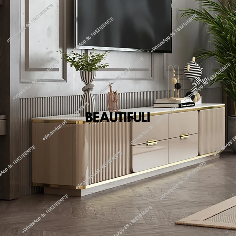 

z0189Nordic Minimalism Tv Consoles Cabinet Personality Simple Unique Taste Tv Stands Boho Style Fernsehschrank Living Room Furni