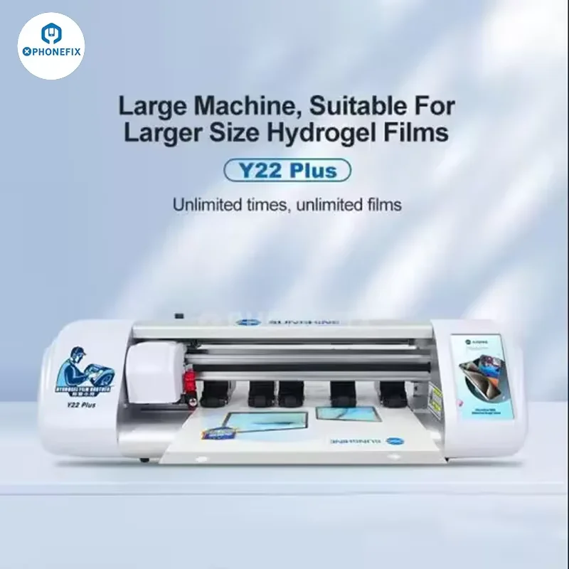 SUNSHINE 16 inch Y22 Plus Unlimited Cutting Machine Flexible Hydrogel Film Unlocked Cutter Unlimited Times Film Cutting Machine