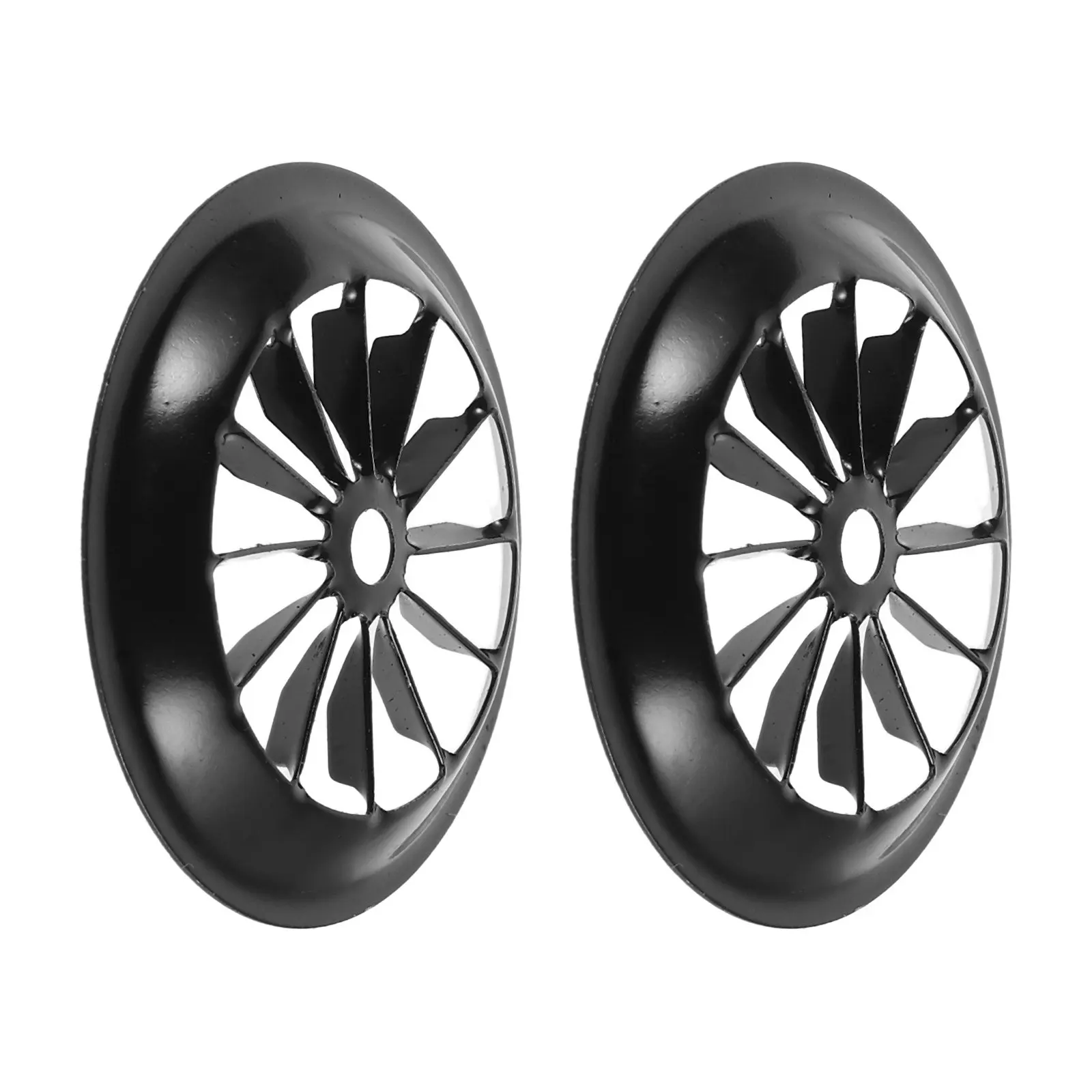 2Pcs Hair Dryer Accessory Black Mesh Front Cover Reusable Ventilation Filter Dustproof Cap Salon Home Use Replacement Grille