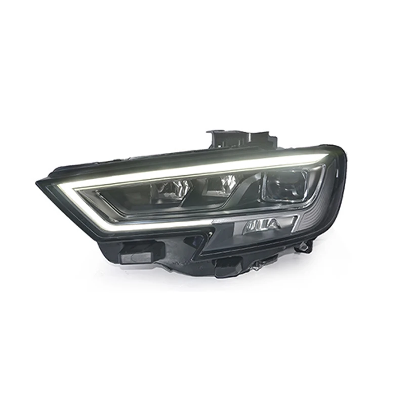 Car Lights Parts For Audi A3 S3 2017 2018 2019 2020 Head lamps LED Headlight LED Dual Projector FACELIFT