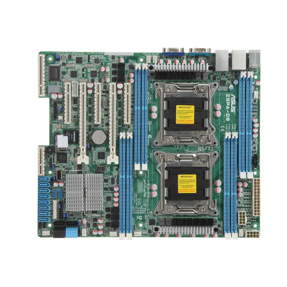 Imagem -03 - Servidor Asus Z9pa-d8 Usado Placa-mãe 2x Soquete Lga 2011 para Processador Intel Xeon E52600 Família de Produtos 8x Dimms Max. Ddr3 de 256 gb