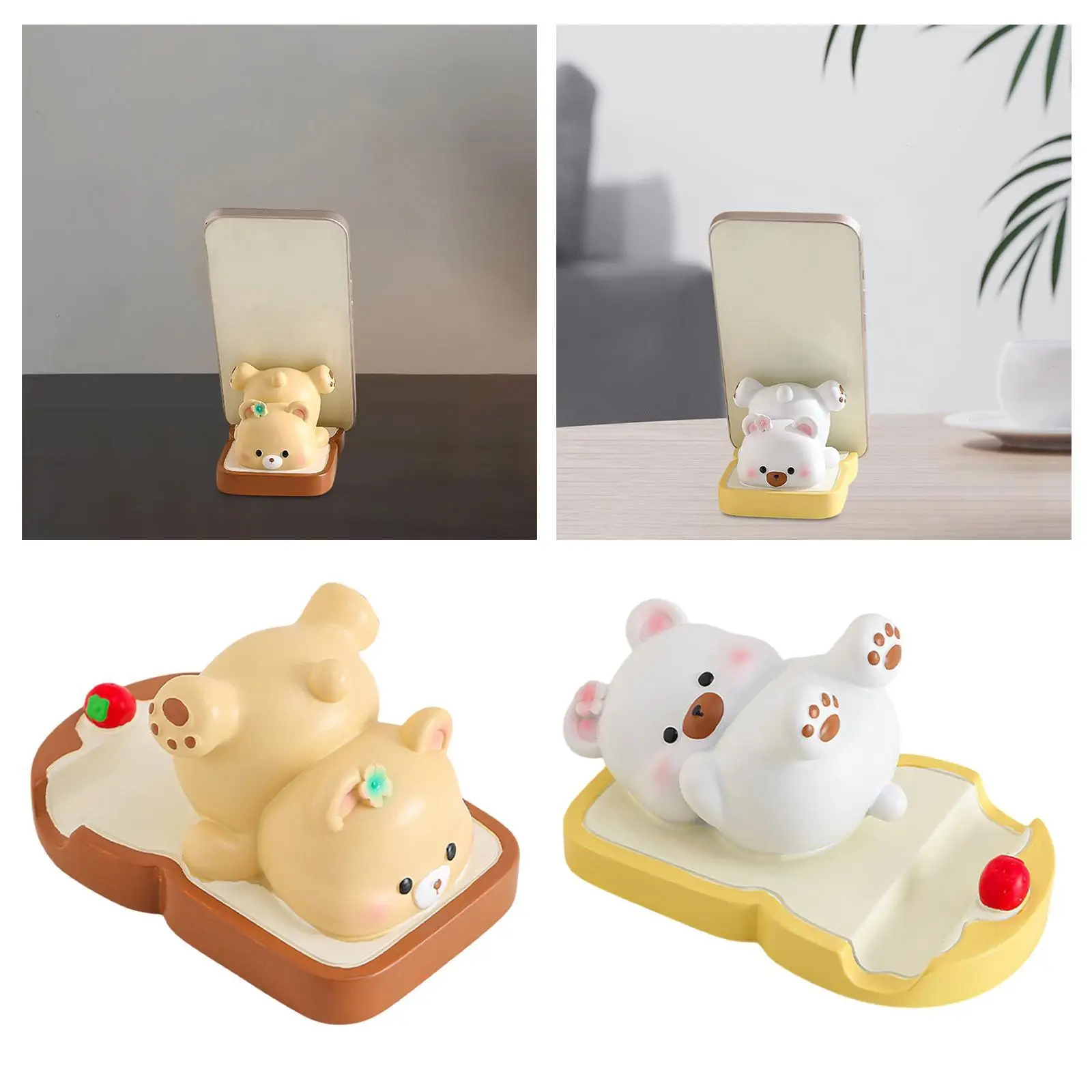 Cute Bear Cell Phone Stand Creative Phone Mount Animal Mobile Phone Accessoy