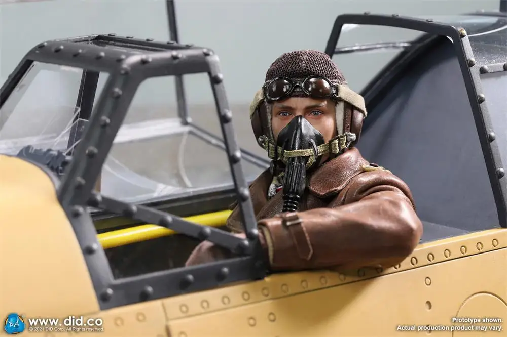 

In Stock For Sale Scale 1/6th DID D80154 Soldier Doll Piolet Full Set Moveable Action Figure About 12" For Fans Collect Gift