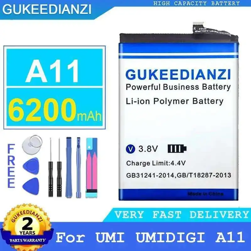 

For Umi Umidigi A11 6200Mah Mobile Phone Battery High-Capacity