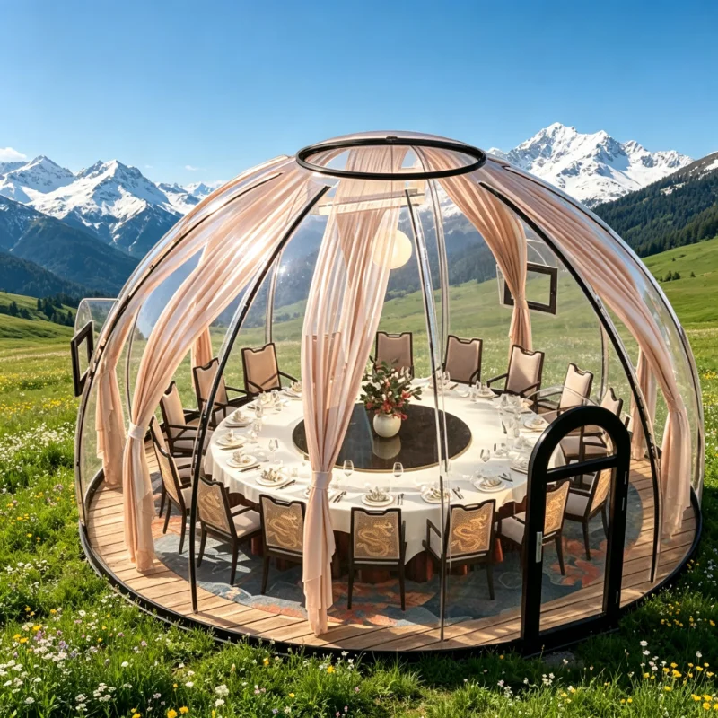 UV-Resistant Waterproof PC Material Starry Sky Room Outdoor Courtyard Garden Bubble House Internet-Famous Balcony