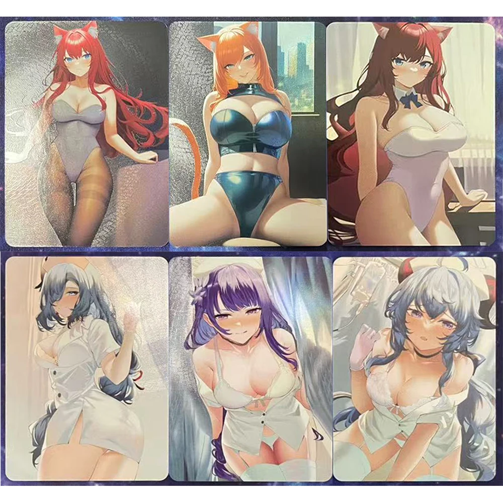 アニメ女神物語 DIY ACG 宮園かをり 桜島舞 雪ノ下ゆきん グリッターグッズカード クリスマス誕生日プレゼント