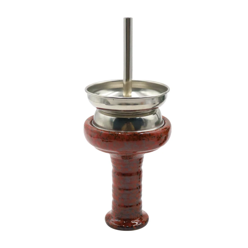 SY Hookah Bowl Premium Glazed Ceramic Narguile Shisha Bowls Chicha Tobacco Pipe Charcoal Holder Sheesha Smoking Accessories Tool