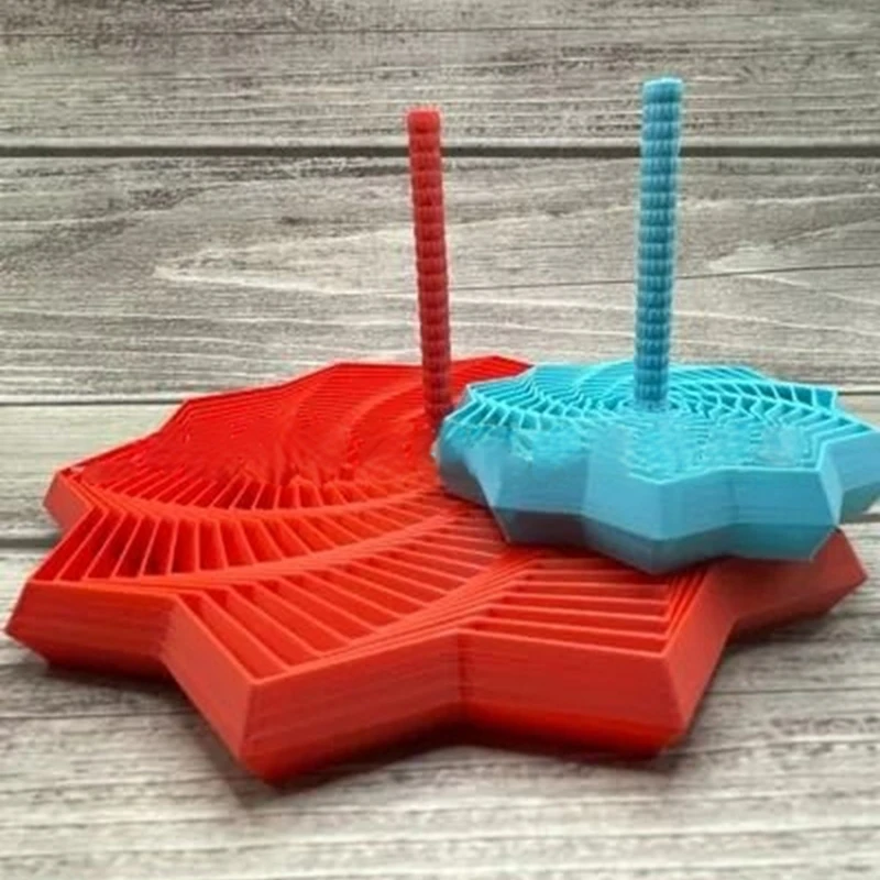 Фрактальная звезда с 3D принтом, портативная сенсорная антистрессовая игрушка для игры, настольный трехмерный визуальный орнамент, подарки Фрактальная звезда с 3D принтом, портативная сенсорная антистрессовая игрушка для игры, настольный трехмерный визуальный орнамент, подарки